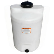 25 Gallon White Vertical Storage Tank