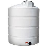 500 Gallon White Vertical Storage Tank