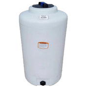 65 Gallon White Vertical Storage Tank