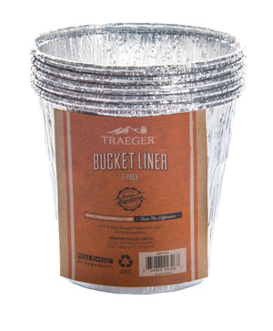 TRAEGER GREASE BUCKET LINERS - 5 PACK BAC407