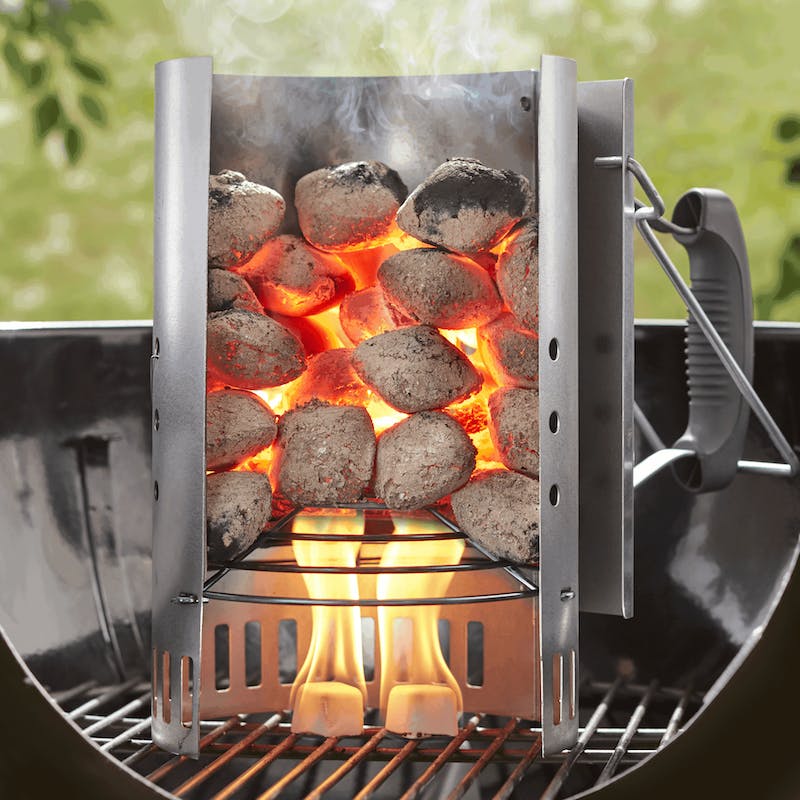Charcoal Chimney Starter Weber Grill Cubes LIGHTER CUBES